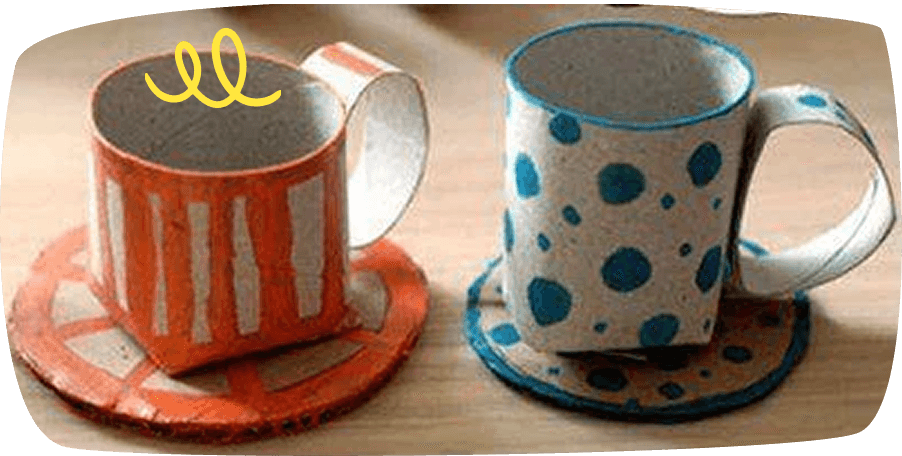 tasses et soucoupes